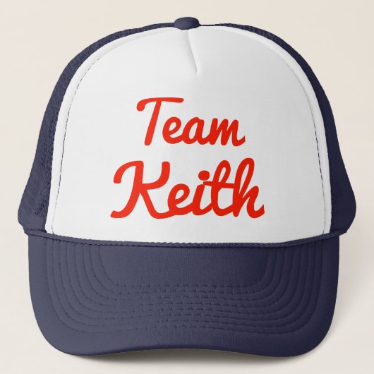Team Keith Truckerkappe (Vorderseite)