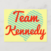 Team Kennedy Postkarte (Vorderseite)