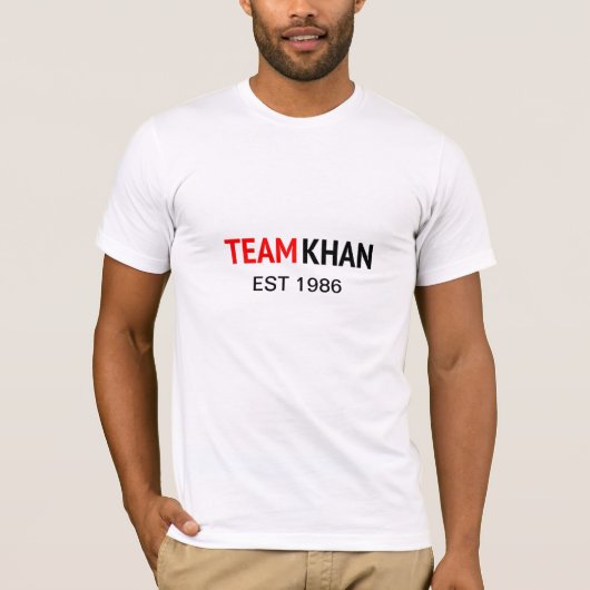 TEAM KHAN T - Shirt (Vorderseite)