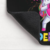 Team Kindergarten Dabbing Unicorn Zurück zur Schul Mousepad (Ecke)