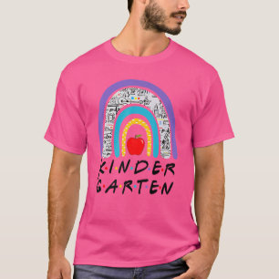 Team Kindergarten Kneipe zurück zur Schule Rainbow T-Shirt