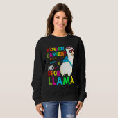 Team Kindergarten Lehrer Regenbogen Kein Problem L Sweatshirt (Vorne ganz)