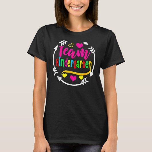 Team Kindergarten Student Teacher Back To School T-Shirt (Vorderseite)