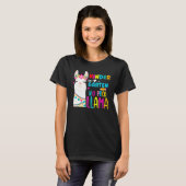 Team Kindergarten Teacher Rainbow No Prob Llama 10 T-Shirt (Vorne ganz)