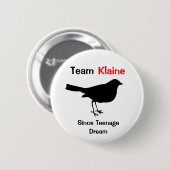 Team Klaine Button (Vorne & Hinten)