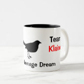 Team Klaine Zweifarbige Tasse (VorderseiteRechts)