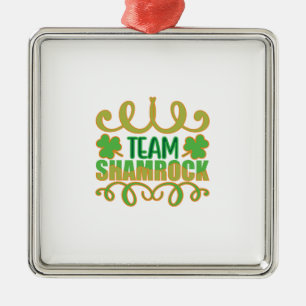 Team-Kleeblatt Ornament Aus Metall