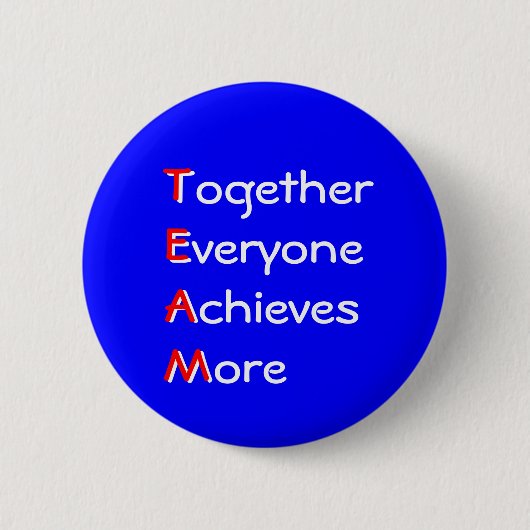 "TEAM" Knopf Button (Vorderseite)
