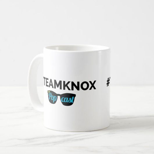 Team Knox UND Teamjamie-Tasse Kaffeetasse (Vorderseite Links)