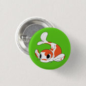 Team Koi Knopf - Grün Button (Vorne & Hinten)