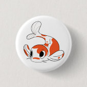 Team Koi Knopf - Weiß Button (Vorderseite)