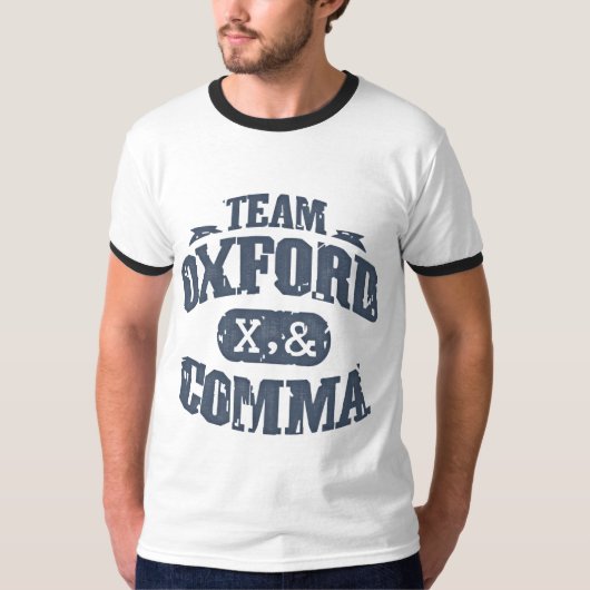 Team-Komma T-Shirt (Vorderseite)