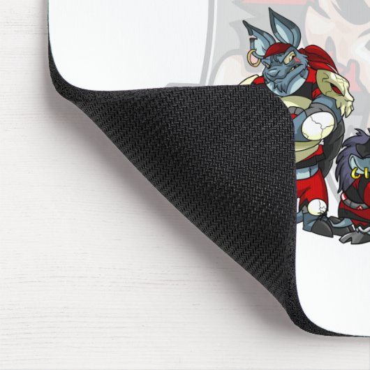 Team Krawk Insel-Gruppe Mousepad (Ecke)