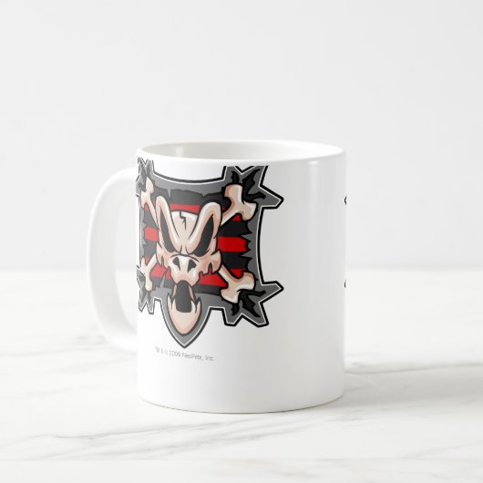 Team Krawk Insel-Logo Kaffeetasse (Vorderseite Links)