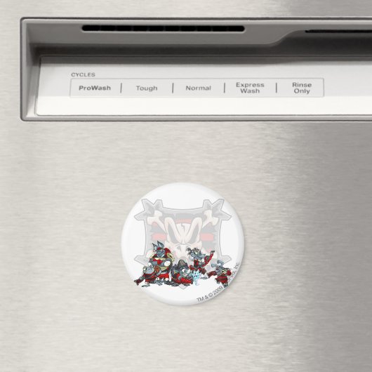 Team Krawk Island Group Magnet (In Situ (Geschirrspüler))