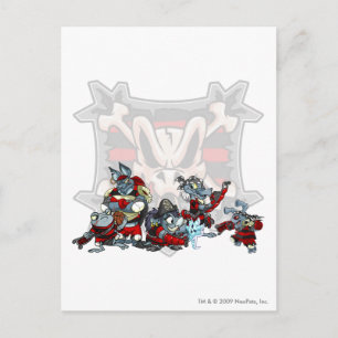 Team Krawk Island Group Postkarte