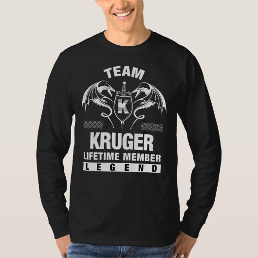 Team Krüger Lifetime-Mitglied T-Shirt (Vorderseite)
