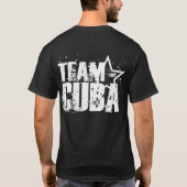 Team-Kuba-T-Shirt - LIBRE Aufkleber T-Shirt (Rückseite)