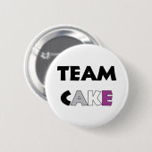 Team-Kuchen-asexualer Flaggen-Knopf Button (Vorne & Hinten)
