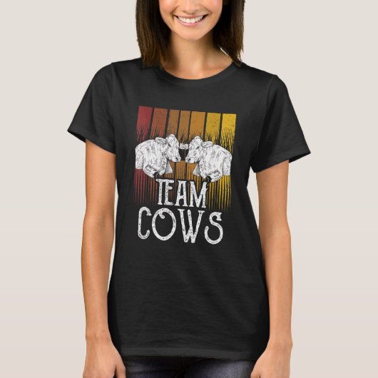 Team Kühe Kühe T-Shirt (Vorderseite)