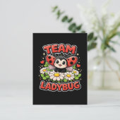 Team Ladybug Postkarte (Stehend Vorderseite)