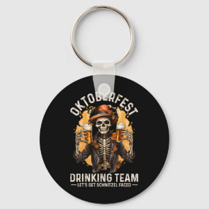 Team Lasse Get Schnitzel gegenüber Halloween Skele Schlüsselanhänger
