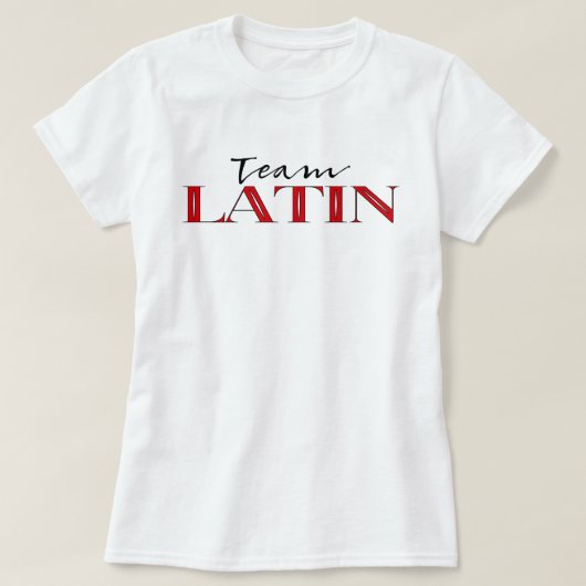 Team Latin Ballroom Dance T-Shirt (Design vorne)