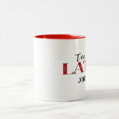 Team Latin Personalisiert Ballroom Dance Zweifarbige Tasse (Mittel)