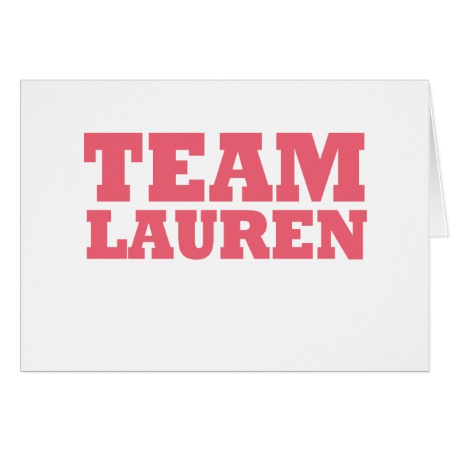Team Lauren (Vorderseite (Horizontal))