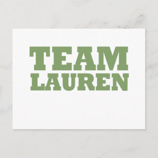 Team Lauren Postkarte