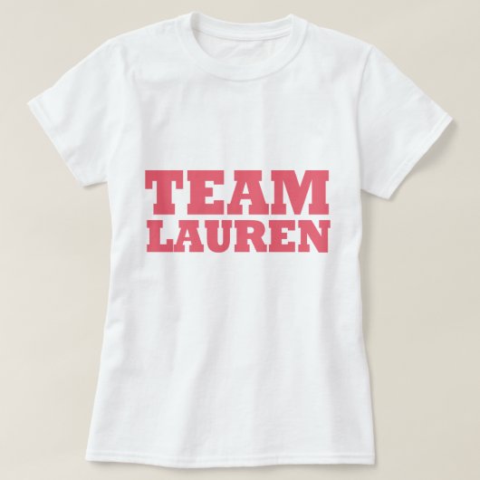 Team Lauren T-Shirt (Design vorne)