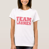 Team Lauren T-Shirt (Vorderseite)