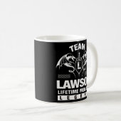 Team Lawson Lifetime Mitglied Kaffeetasse (VorderseiteRechts)