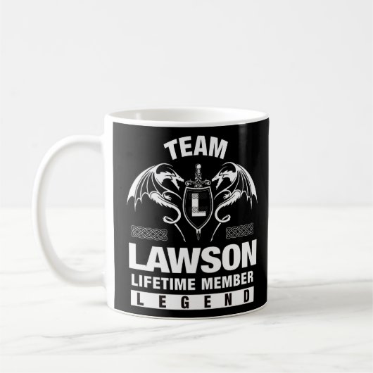 Team Lawson Lifetime Mitglied Kaffeetasse (Links)
