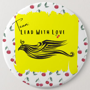 Team: Lead with Liebe Jumbo Button (6 Zoll)
