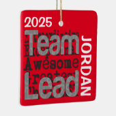 Team Leader Extraordinaire CUSTOM Keramikornament (Rechts)