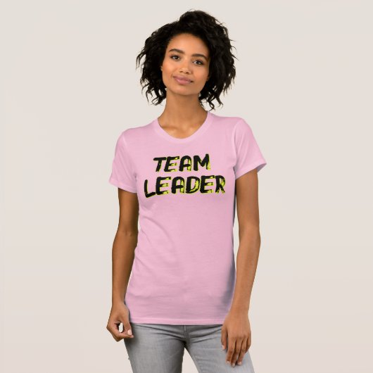 TEAM LEADER - (front AND back) T-Shirt (Vorne ganz)