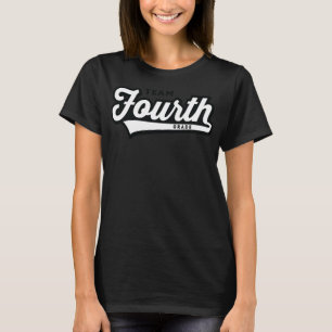 TEAM-Lehrer der vierten Klasse - Baseball-Styl T-Shirt