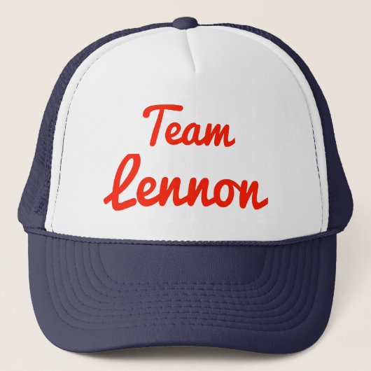 Team Lennon Truckerkappe (Vorderseite)