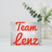 Team Lenz Postkarte (Stehend Vorderseite)