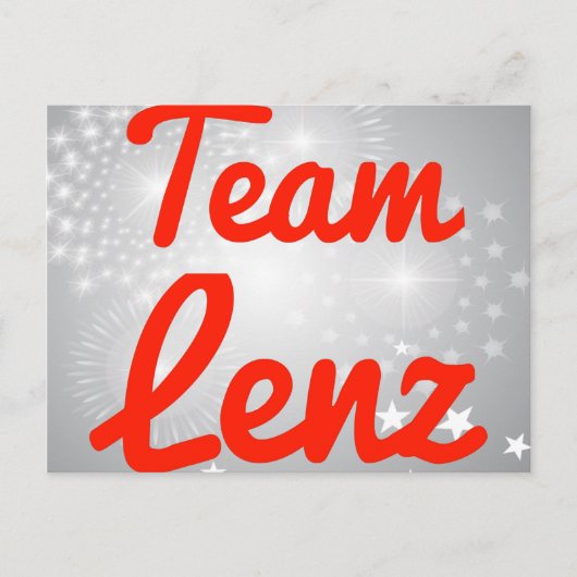 Team Lenz Postkarte (Vorderseite)