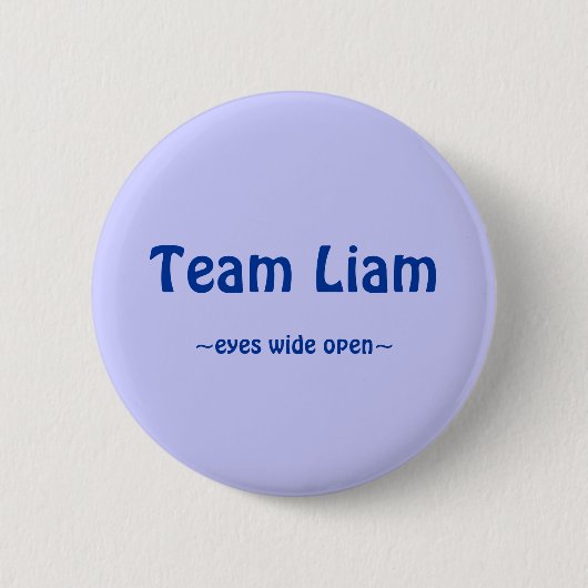 Team Liam Button (Vorderseite)