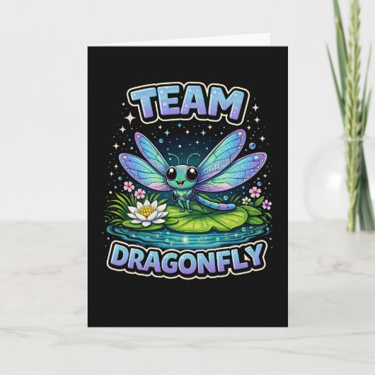 Team Libelle Feiertagskarte (Vorderseite)