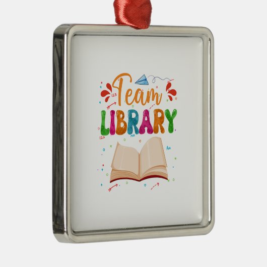 Team Library Ornament Aus Metall (Rechts)