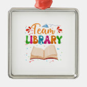 Team Library Ornament Aus Metall (Vorne)