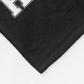 Team Lizard Jagdkommad Funny Retro Gecko Lizard Fleecedecke (Ecke)