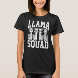 Team Llama Squad Animal for Men Women Fun Squad T-Shirt