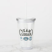 Team Logan Gilmore Girls Design Acryltrinkbecher (Vorderseite)