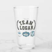 Team Logan Gilmore Girls Design Glas (Vorderseite)