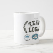 Team Logan Gilmore Girls Design Jumbo-Tasse (Vorderseite Rechts)
